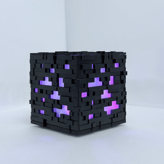 Pixel Ore Block Lamp – 3D Minecraft-Inspired