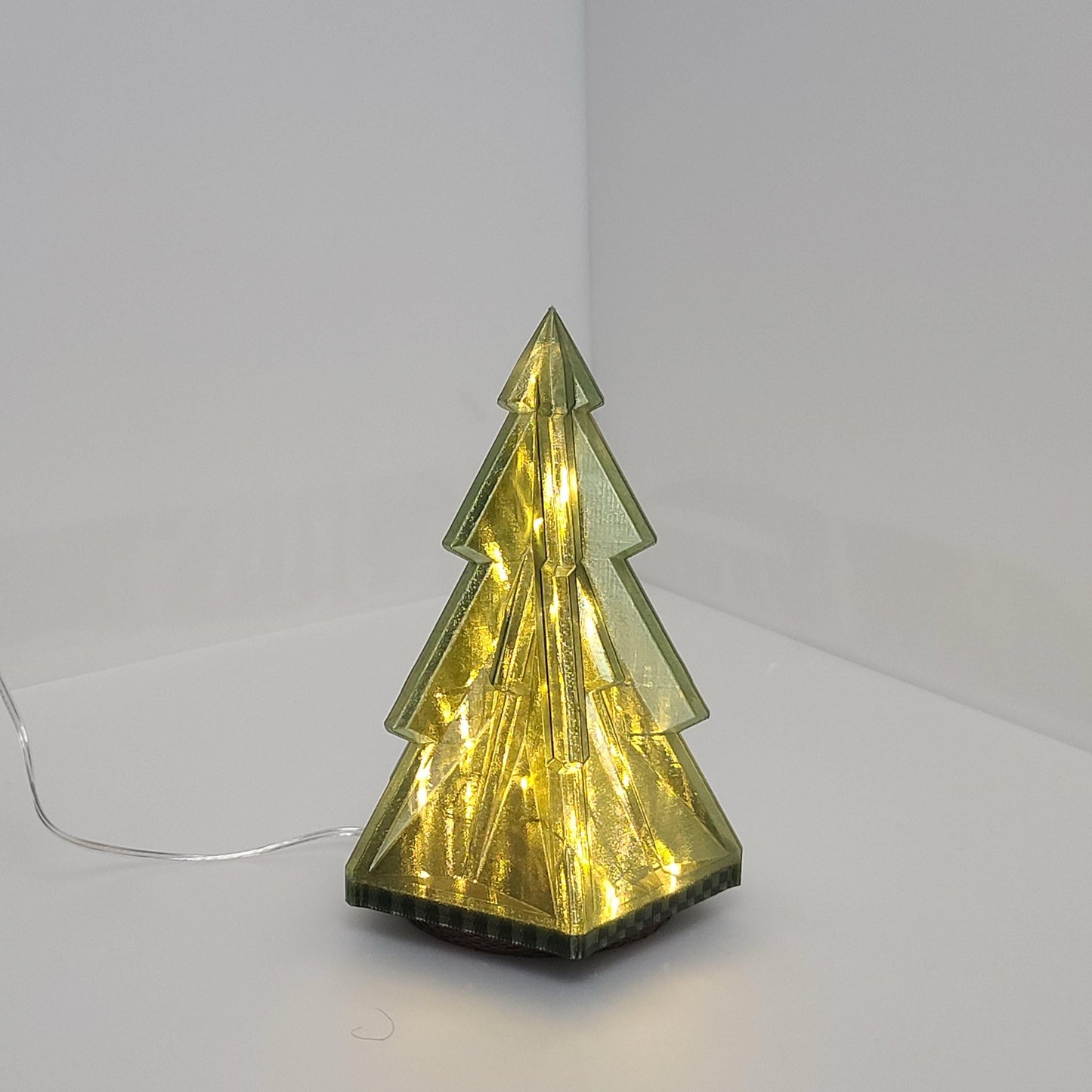 3D Printed Christmas Tree Decoration | LED or Non-LED | Modern Festive Ornament