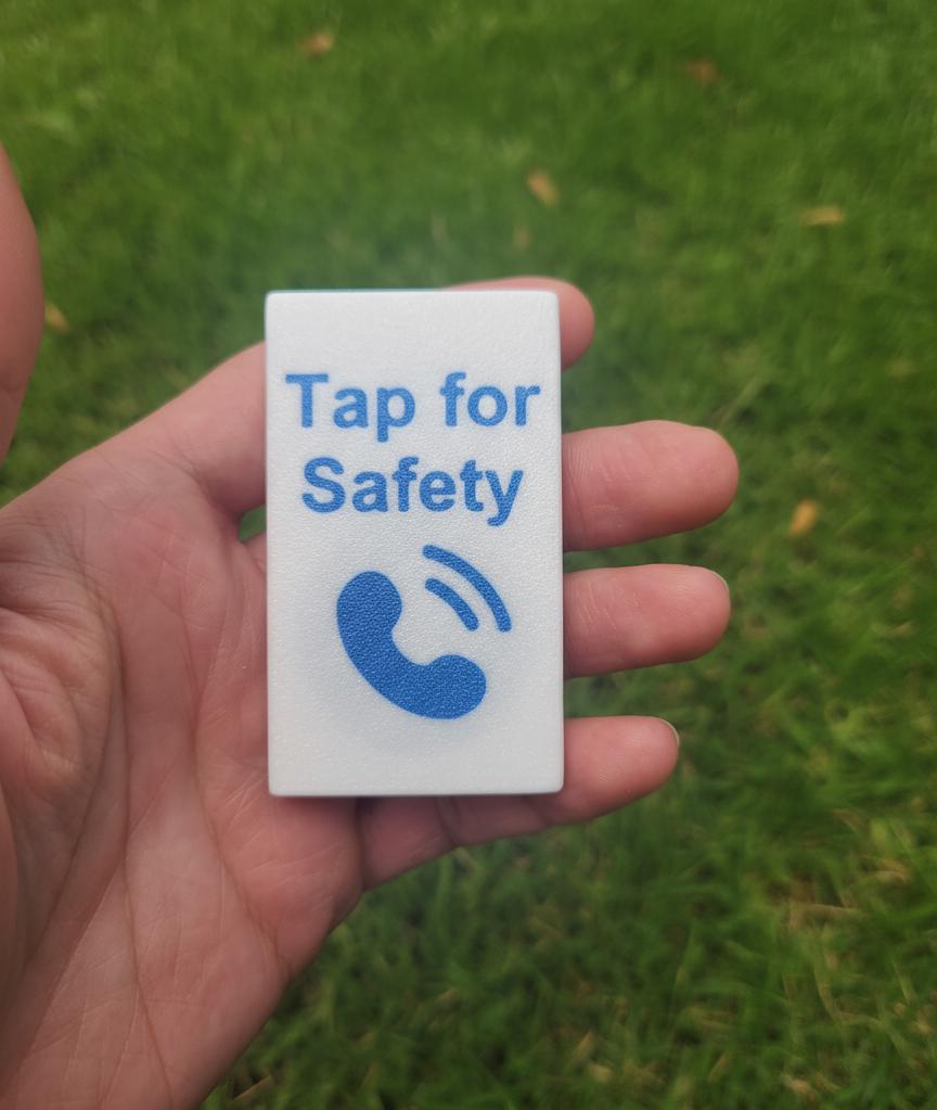 Custom NFC Pet ID Tag β 3D Printed Paw Design, No App Needed