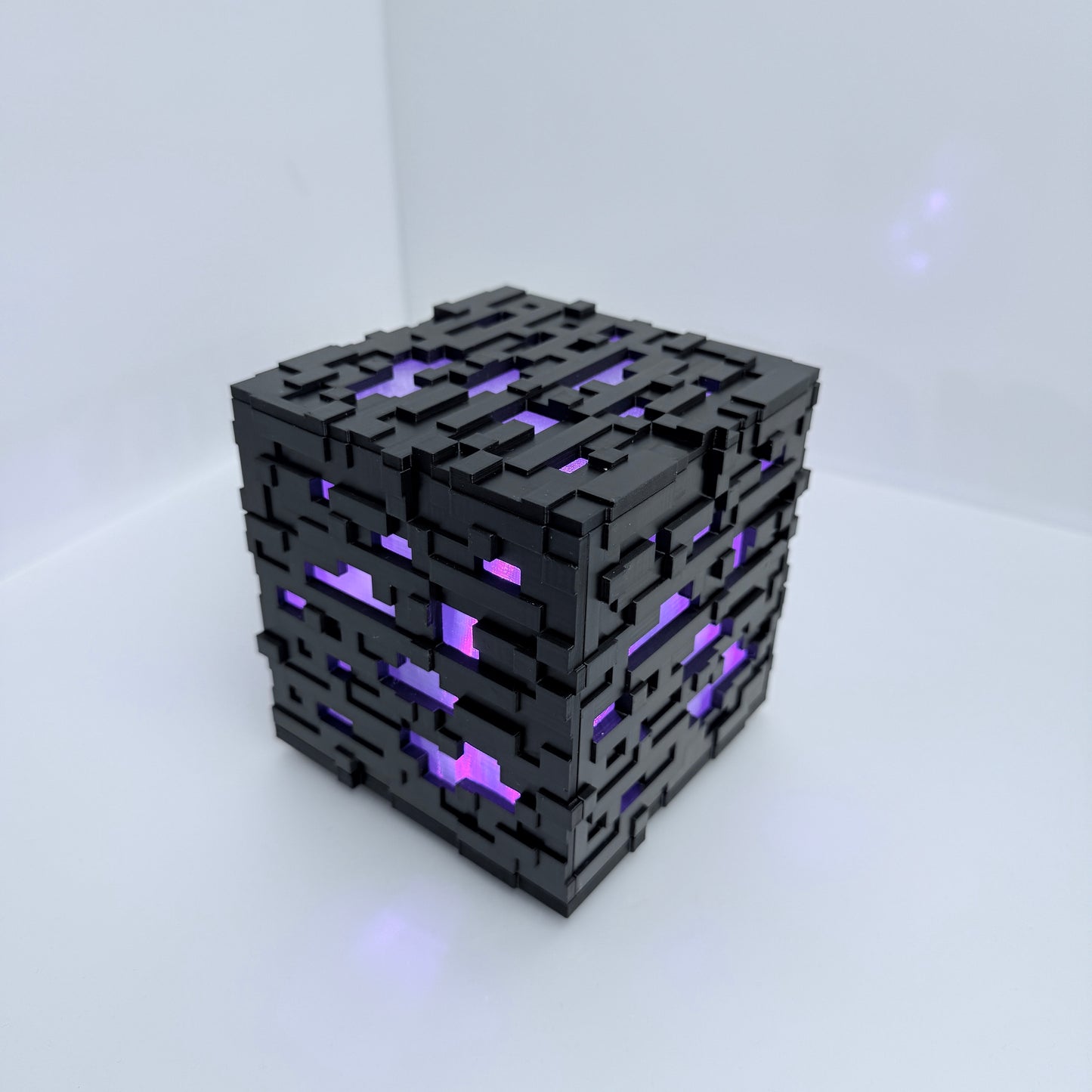 Pixel Ore Block Lamp – 3D Minecraft-Inspired