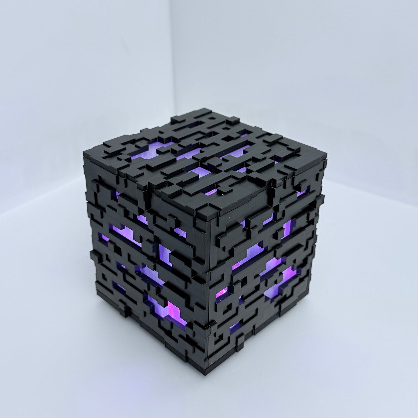 Pixel Ore Block Lamp – 3D Minecraft-Inspired