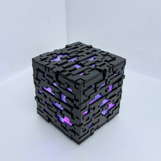 Pixel Ore Block Lamp – 3D Minecraft-Inspired