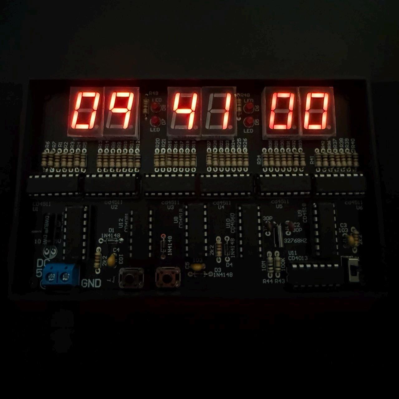 TNT Desk Digital Clock
