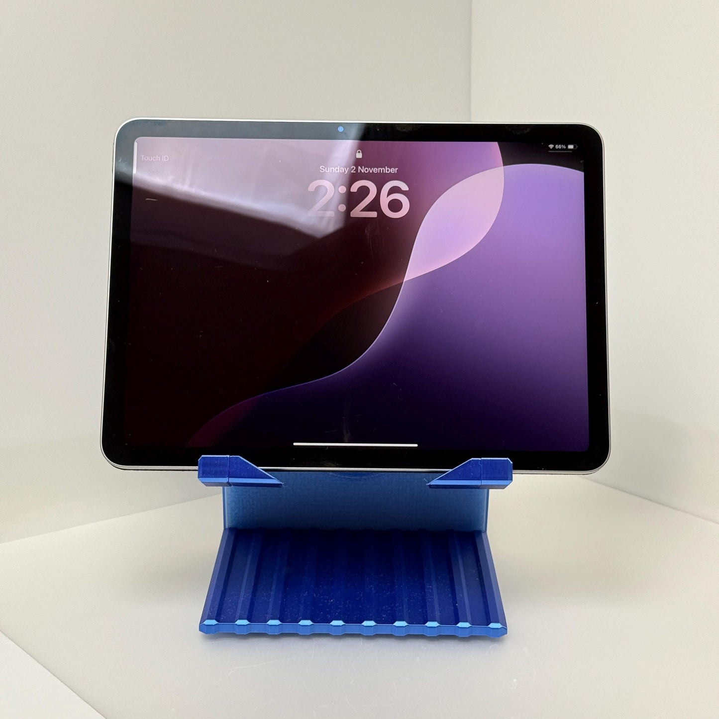 SciFi Tron iPad Stand – RGB LED Backlit USB Tablet Holder