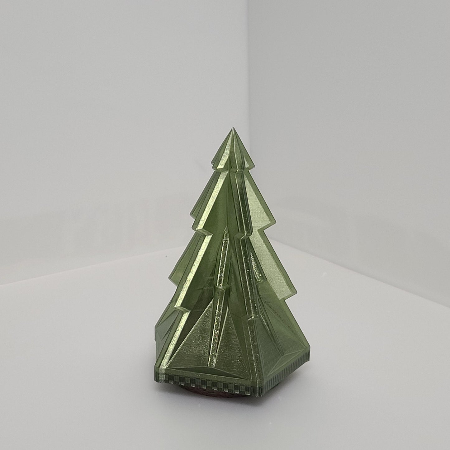 3D Printed Christmas Tree Decoration | LED or Non-LED | Modern Festive Ornament