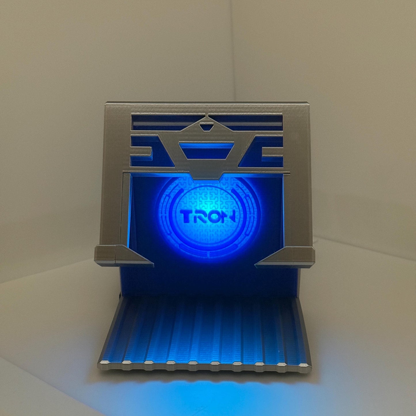SciFi Tron iPad Stand – RGB LED Backlit USB Tablet Holder