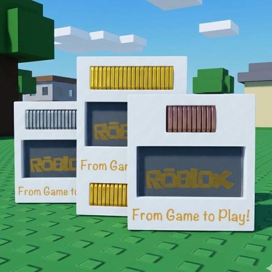 Roblox Robux Coin Set | Customisable Gift Packaging
