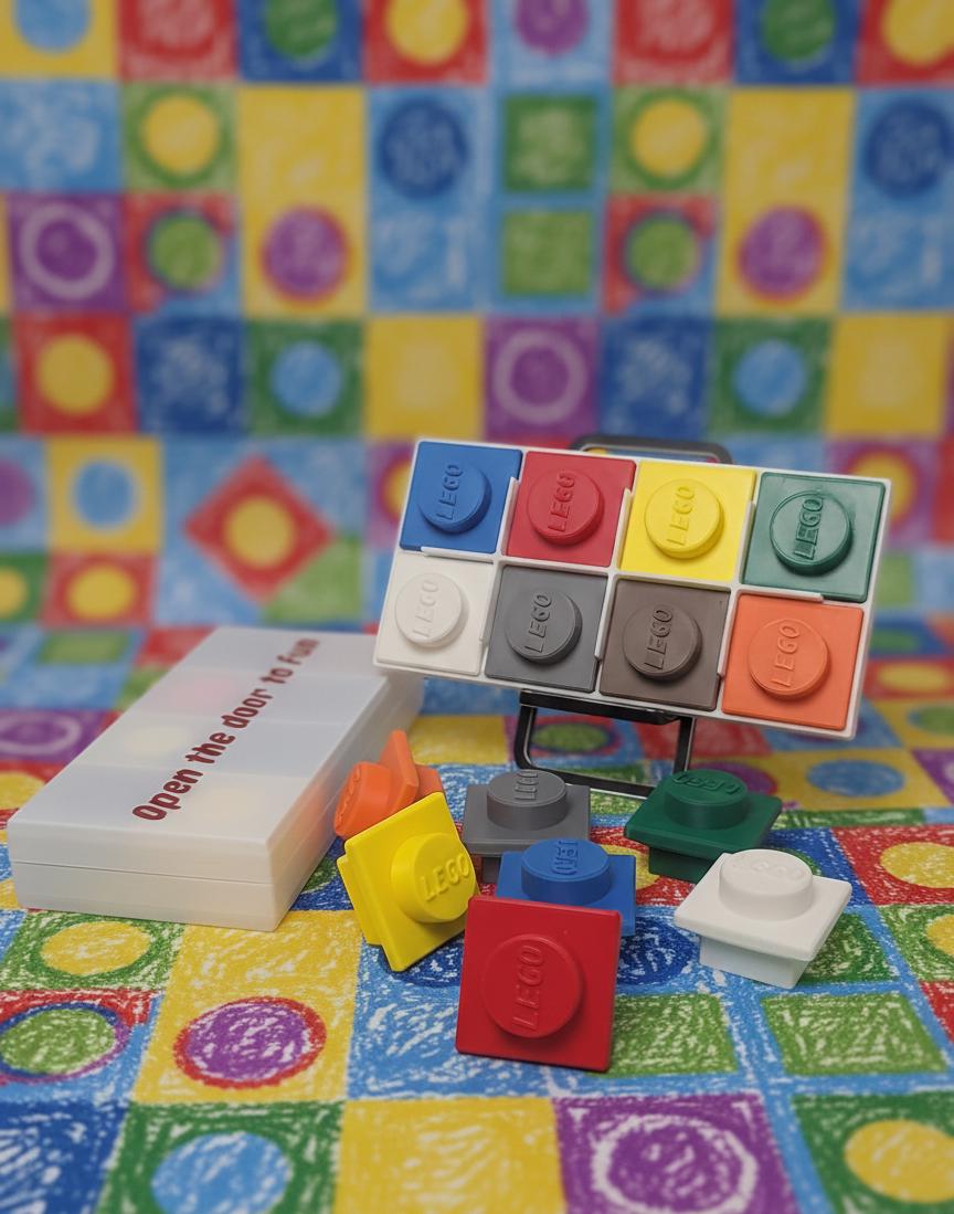 Brick-Inspired Drawer Knob | Colorful Kids Room Furniture Hardware