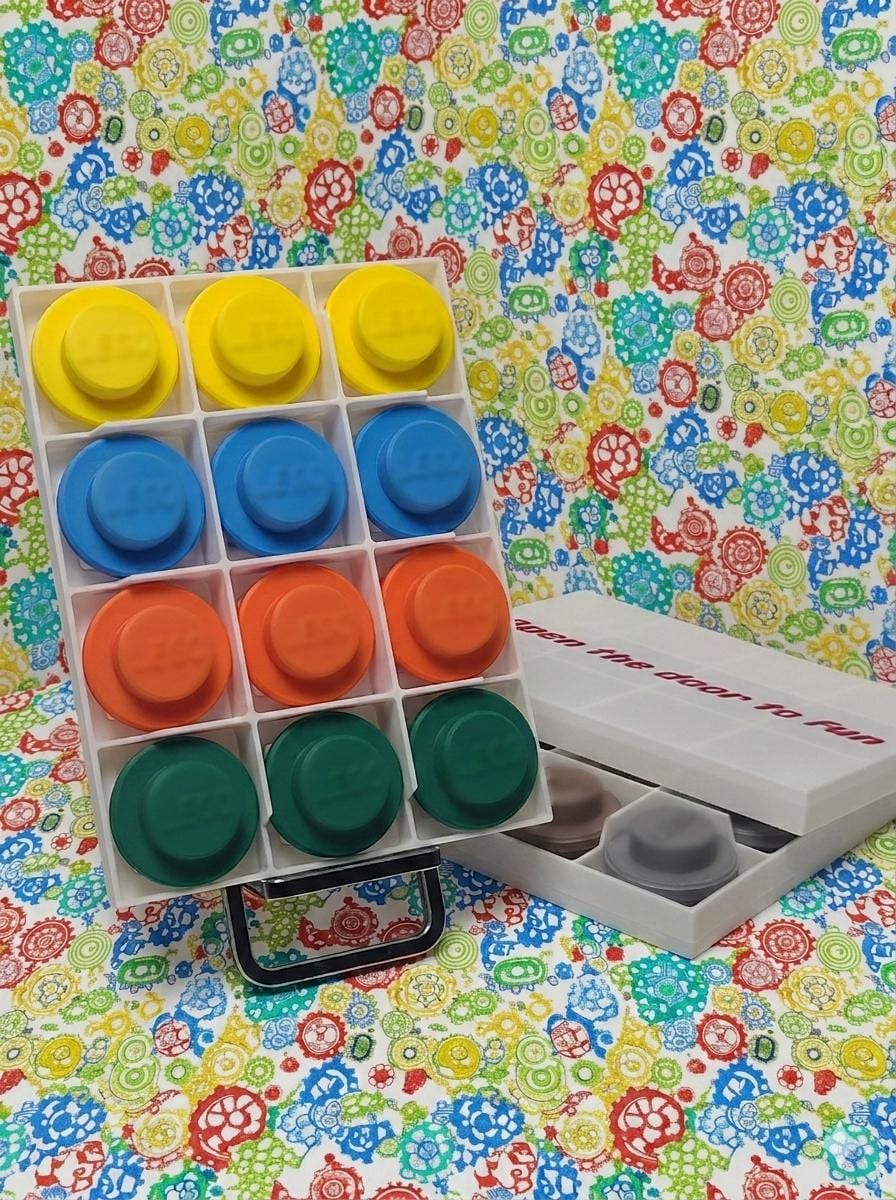 Rounded Drawer Door Knob Handle | Colourful Drawer Pulls | Kids Room Furniture Hardware | Inspired by Lego bricks