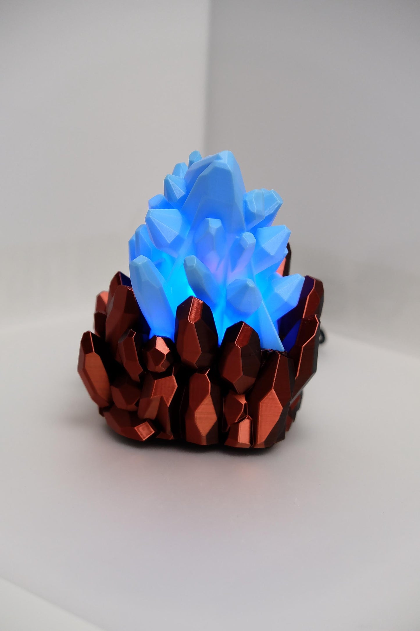 Energon Crystal Lamp – Transformers Inspired LED Night Light, Sci-Fi Desk Lamp, Glowing Crystal Light, Gaming Decor, Cyberpunk Lamp